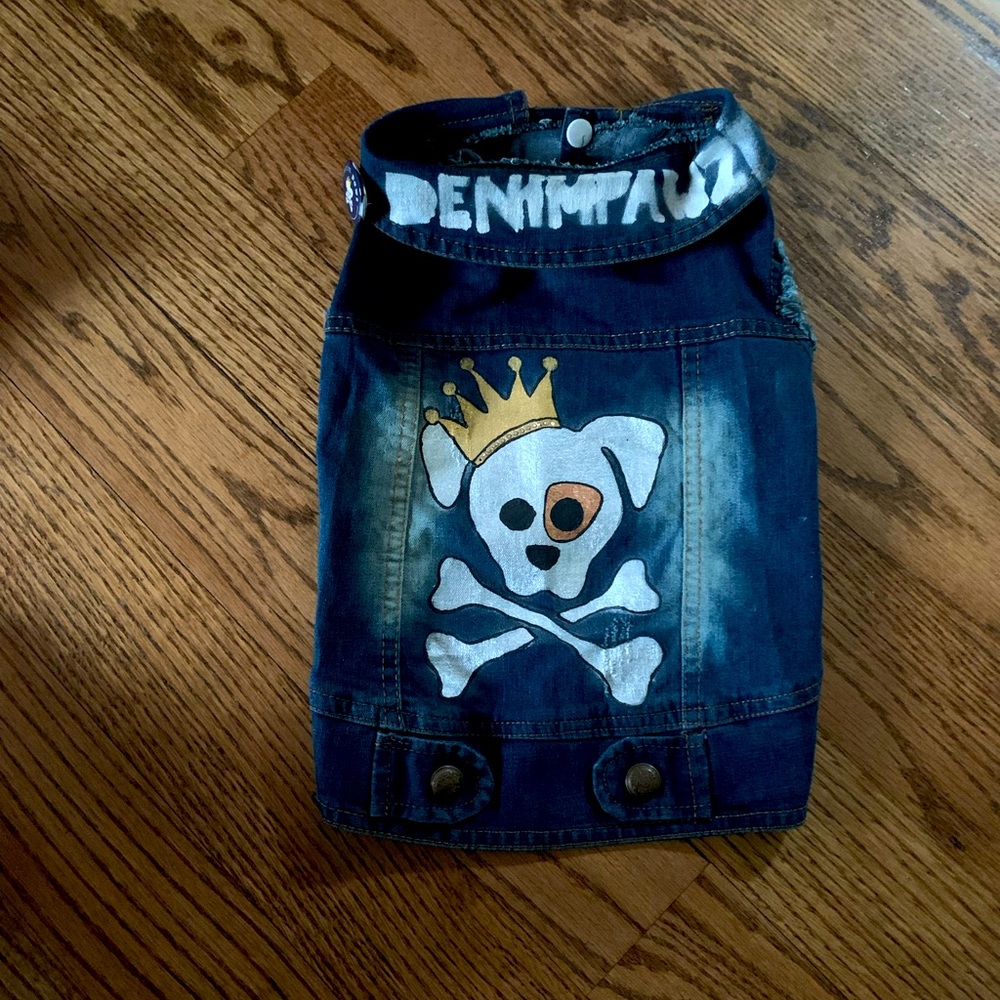 Denim Jean Jacket for Small dog!